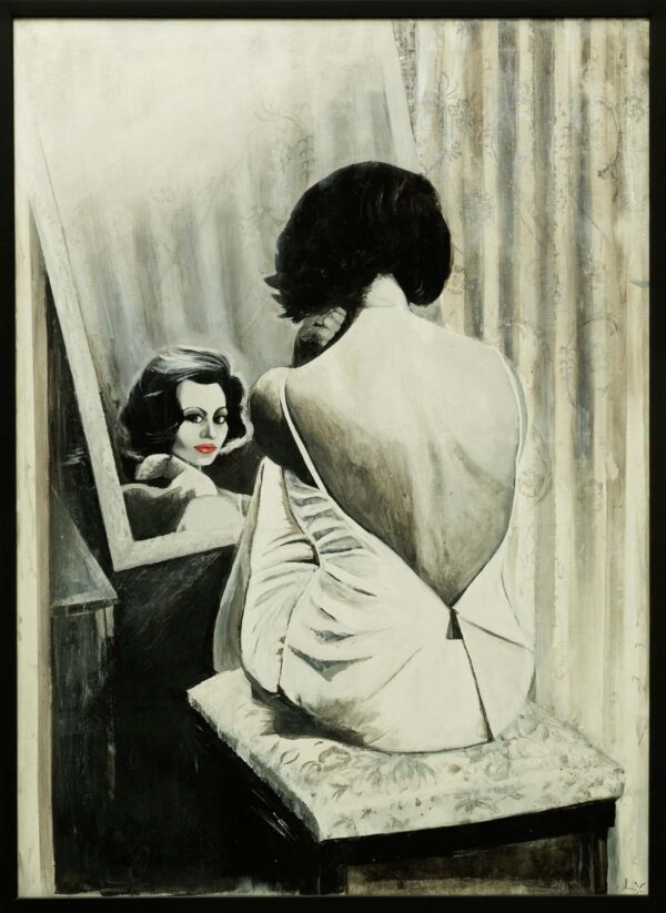 In the mirror